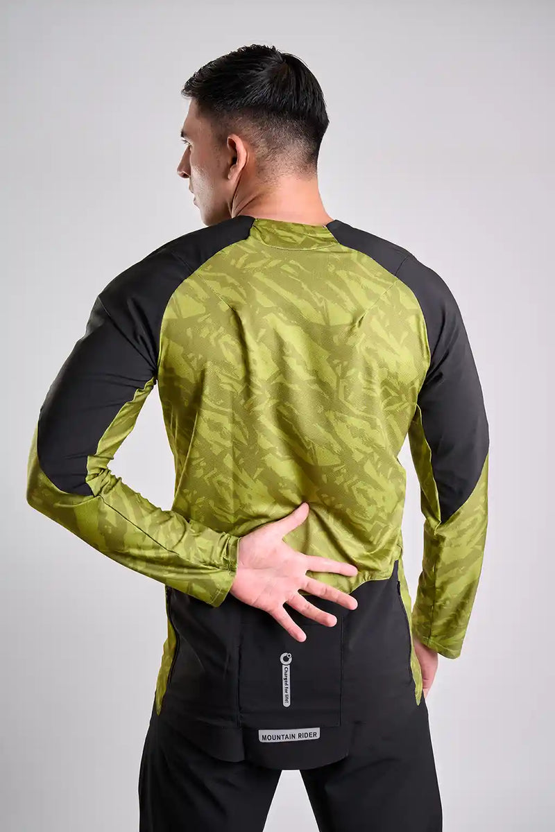 Jersey Enduro Mountain Rider manga larga para hombre-8