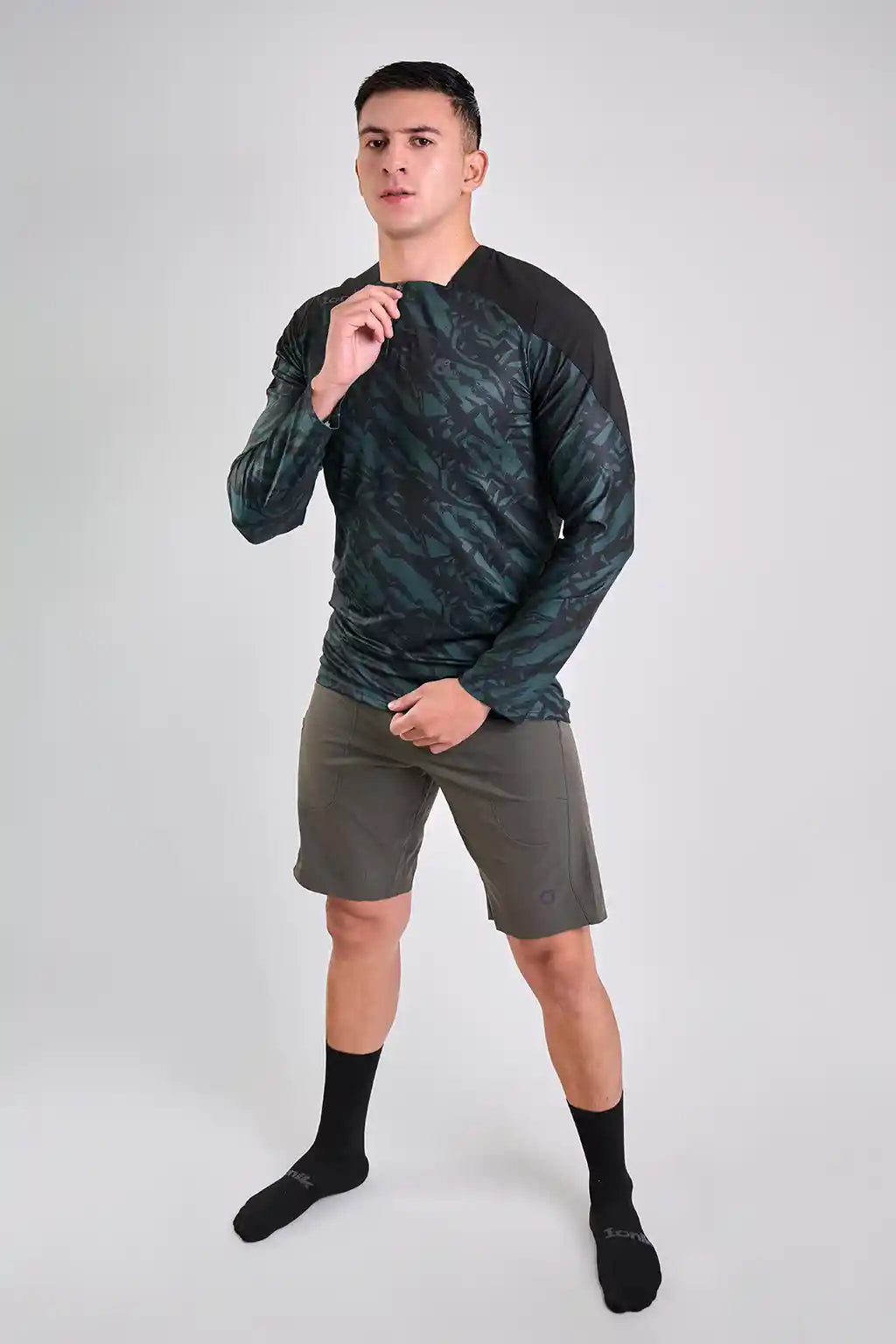 Jersey Enduro Mountain Rider manga larga para hombre-15