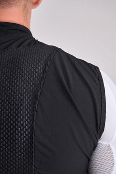Chaleco negro Fresh Basic Holgado de ciclismo para hombre-3