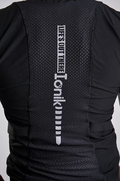Chaleco negro Fresh Basic Holgado de ciclismo para hombre-4