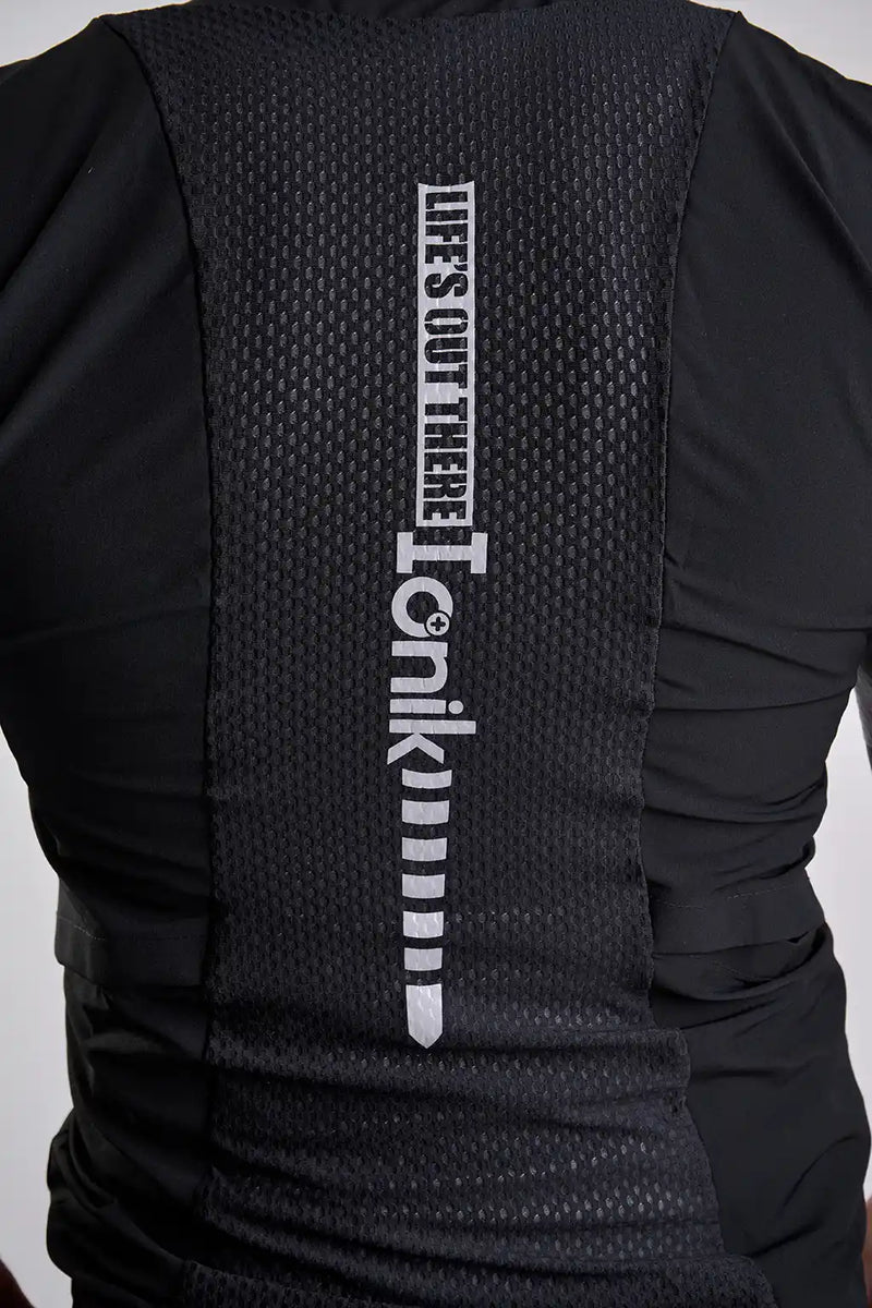 Chaleco negro Fresh Basic Holgado de ciclismo para hombre-4