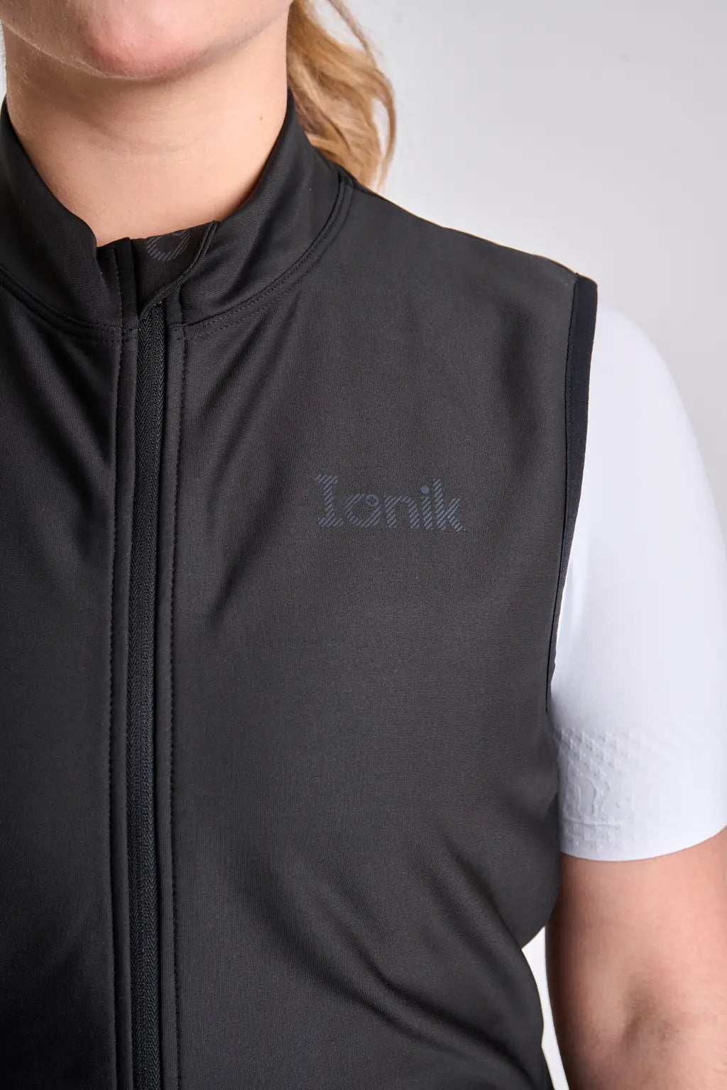 Chaleco negro térmico de ciclismo UNISEX-7