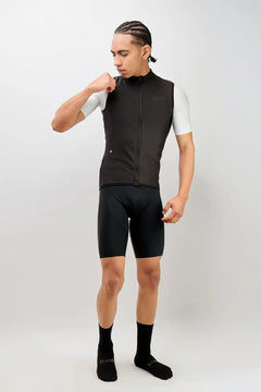 Chaleco negro térmico de ciclismo UNISEX-16