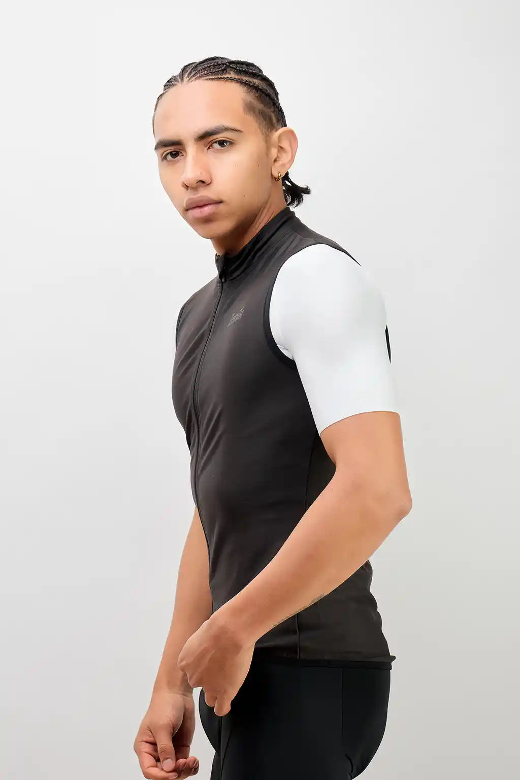 Chaleco negro térmico de ciclismo UNISEX-18