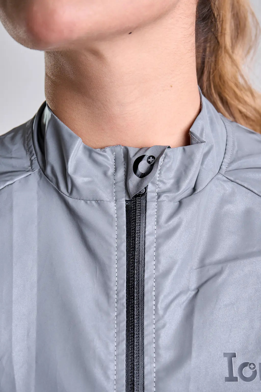 Chaqueta reflectiva de ciclismo gris UNISEX Springcool-8