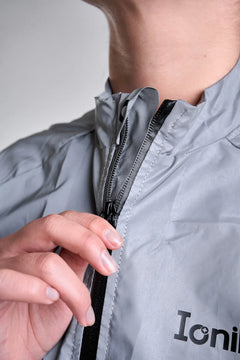 Chaqueta reflectiva de ciclismo gris UNISEX Springcool-6