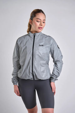 Chaqueta reflectiva de ciclismo gris UNISEX Springcool-1