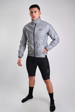 Chaqueta reflectiva de ciclismo gris UNISEX Springcool-17