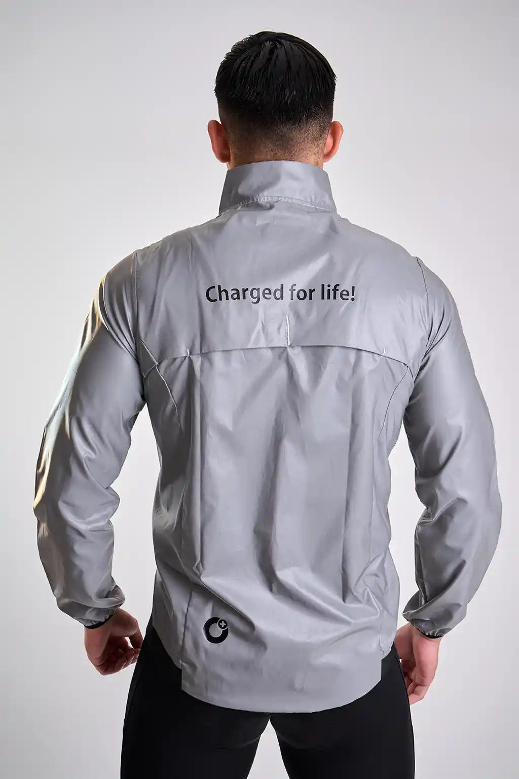 Chaqueta reflectiva de ciclismo gris UNISEX Springcool-18
