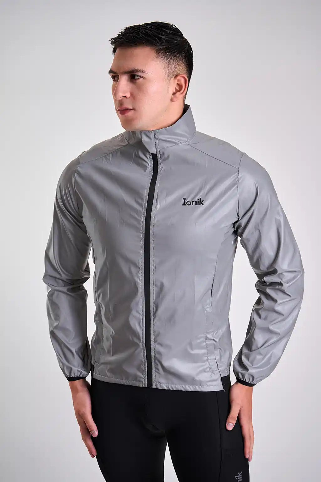 Chaqueta reflectiva de ciclismo gris UNISEX Springcool-19
