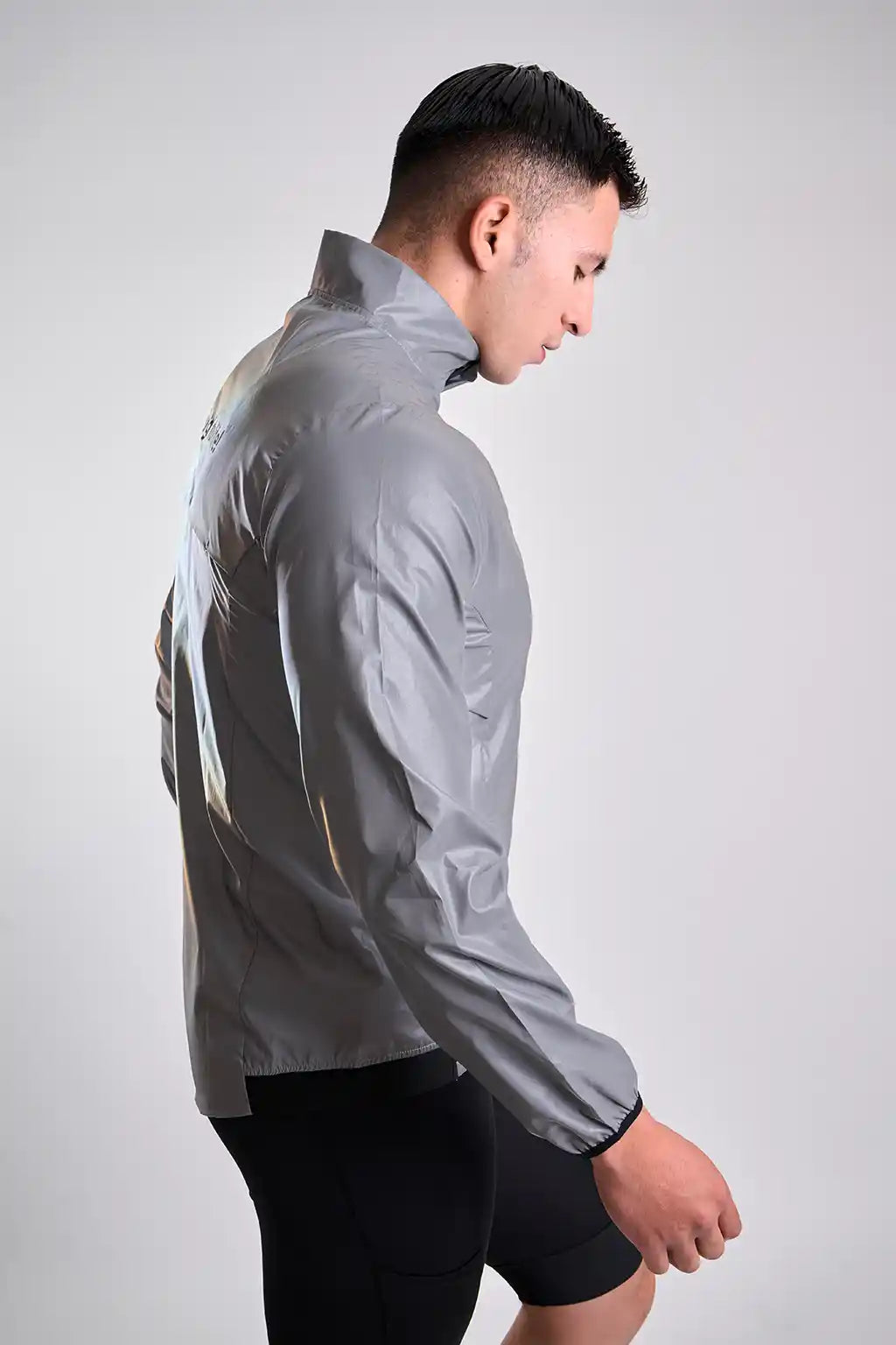 Chaqueta reflectiva de ciclismo gris UNISEX Springcool-20