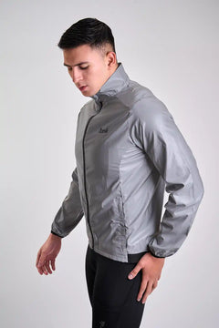 Chaqueta reflectiva de ciclismo gris UNISEX Springcool-21