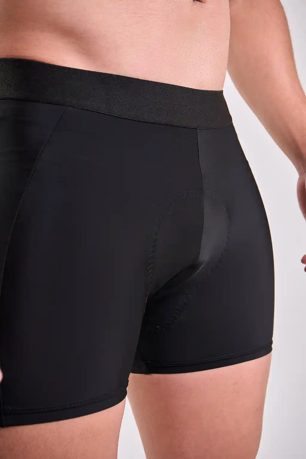 Boxer negro Enduro DH con Badana para hombre-3
