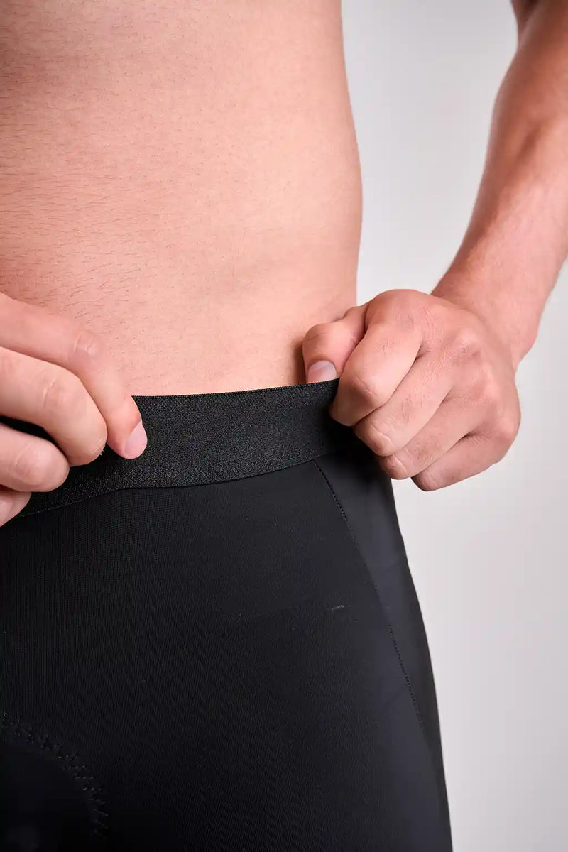 Boxer negro Enduro DH con Badana para hombre-5
