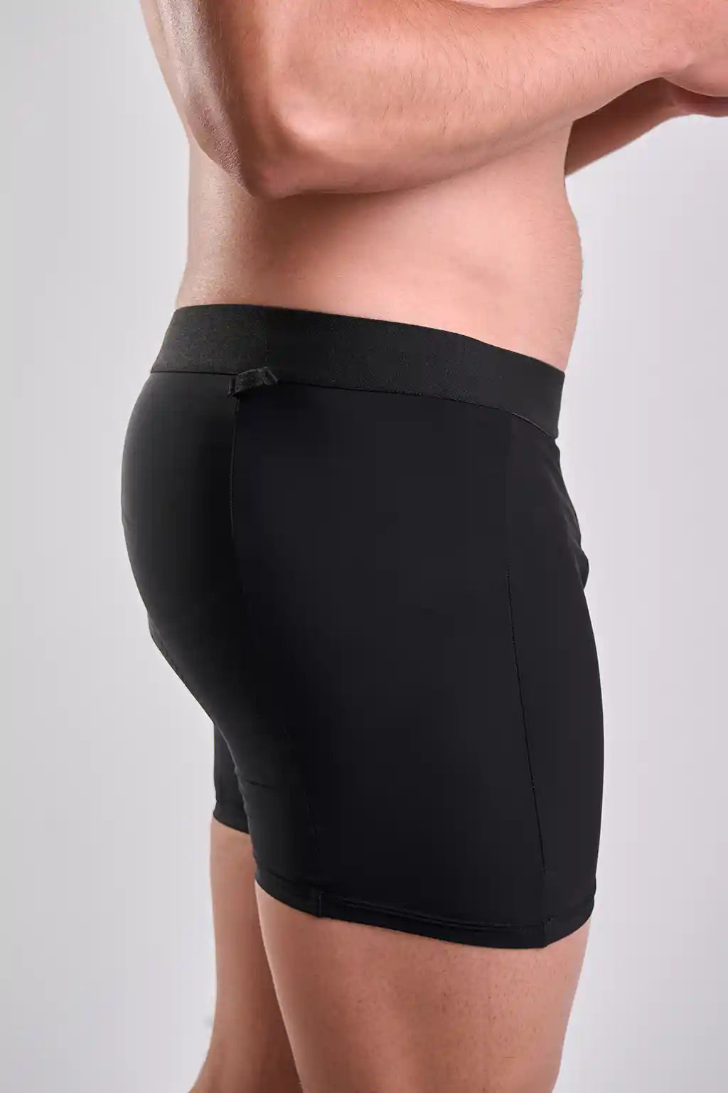 Boxer negro Enduro DH con Badana para hombre-7