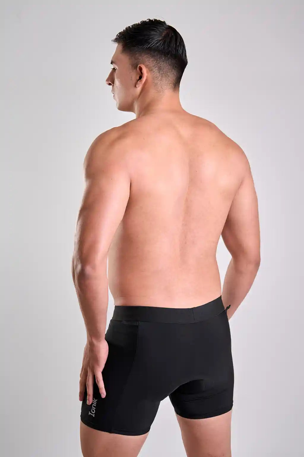 Boxer negro Enduro DH con Badana para hombre-8