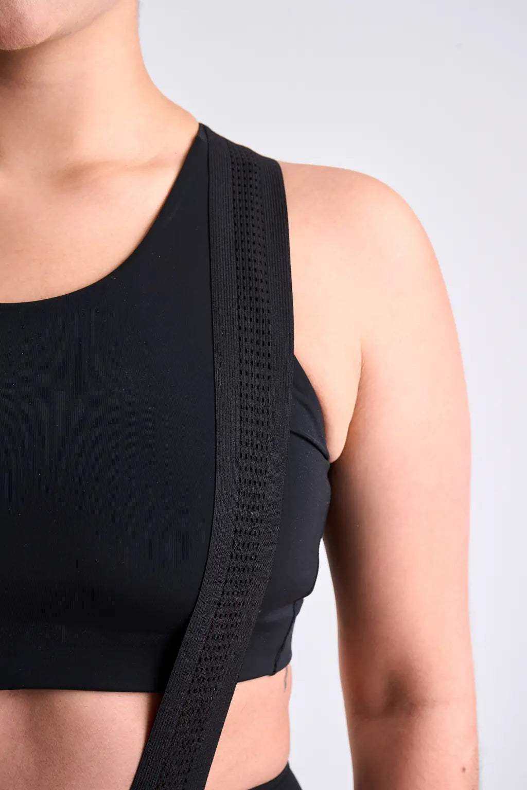 Badana Pantalón de ciclismo para mujer negro con cargadera-6