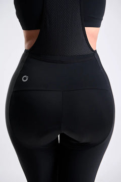 Badana Pantalón de ciclismo para mujer negro con cargadera-3
