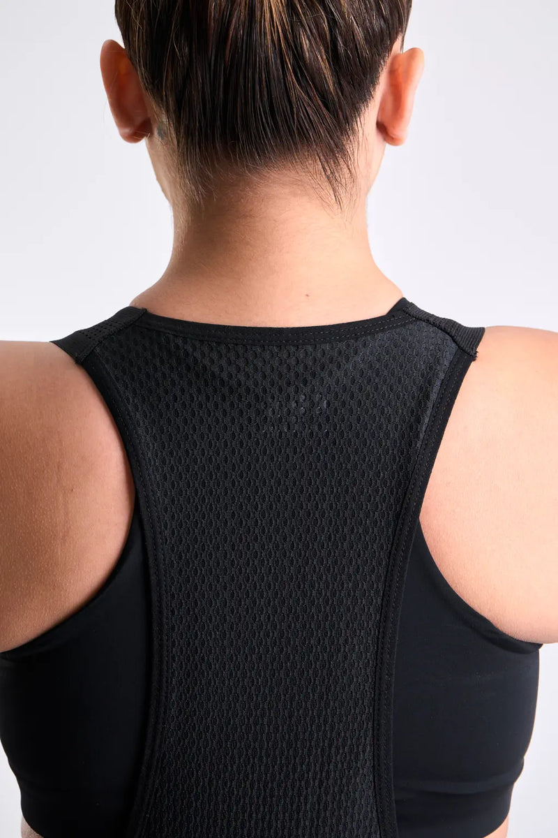 Badana Pantalón de ciclismo para mujer negro con cargadera-5