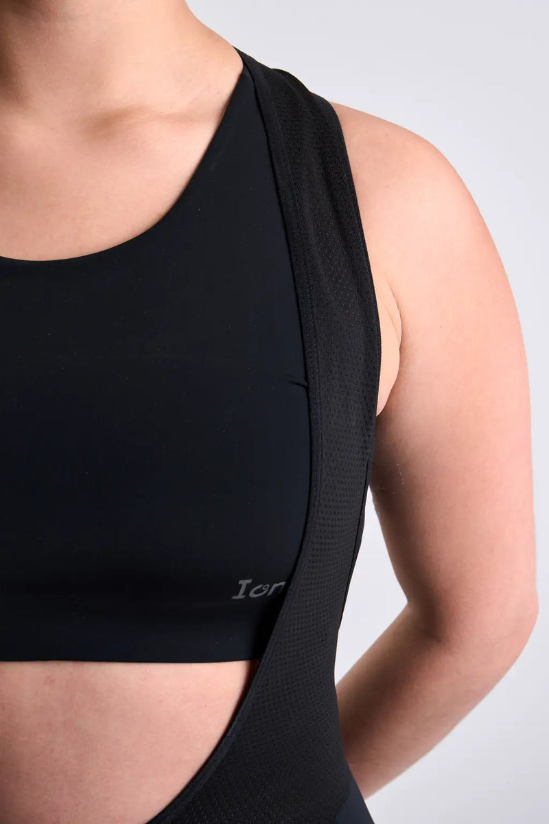 Badana Pantalón de ciclismo GRAVEL para mujer negro con cargadera-4