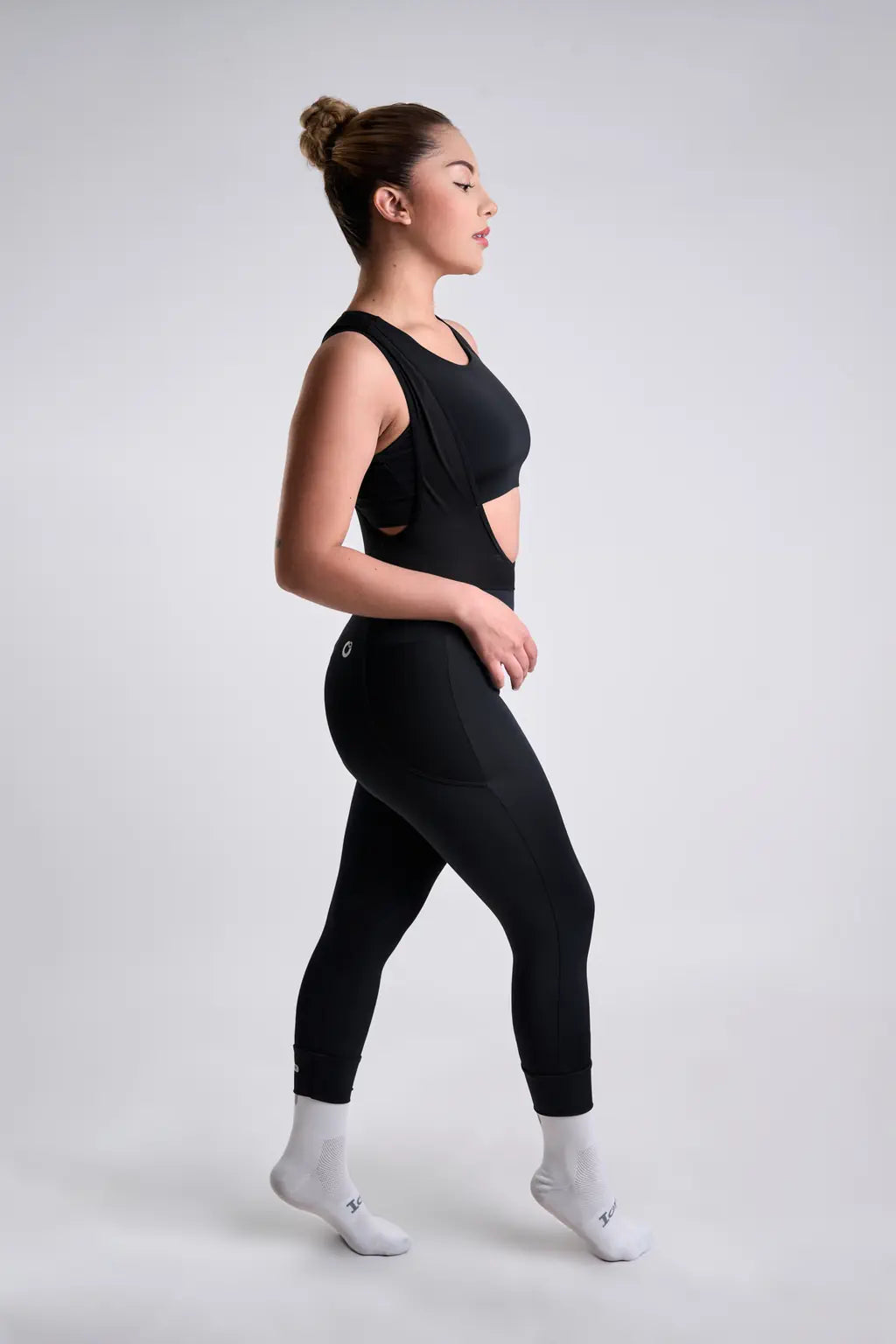 Badana Pantalón de ciclismo GRAVEL para mujer negro con cargadera-8