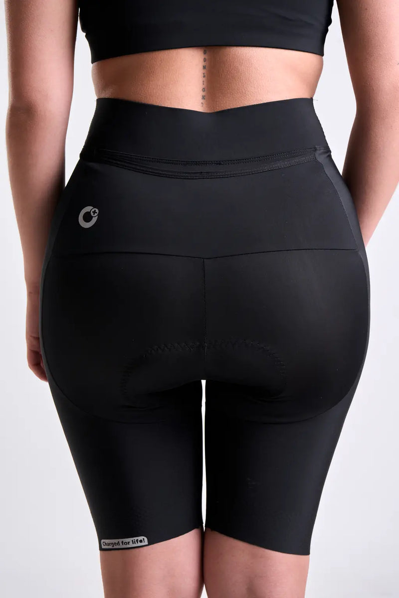 Pantaloneta Badana de Ciclismo para Mujer con banda siliconada-13