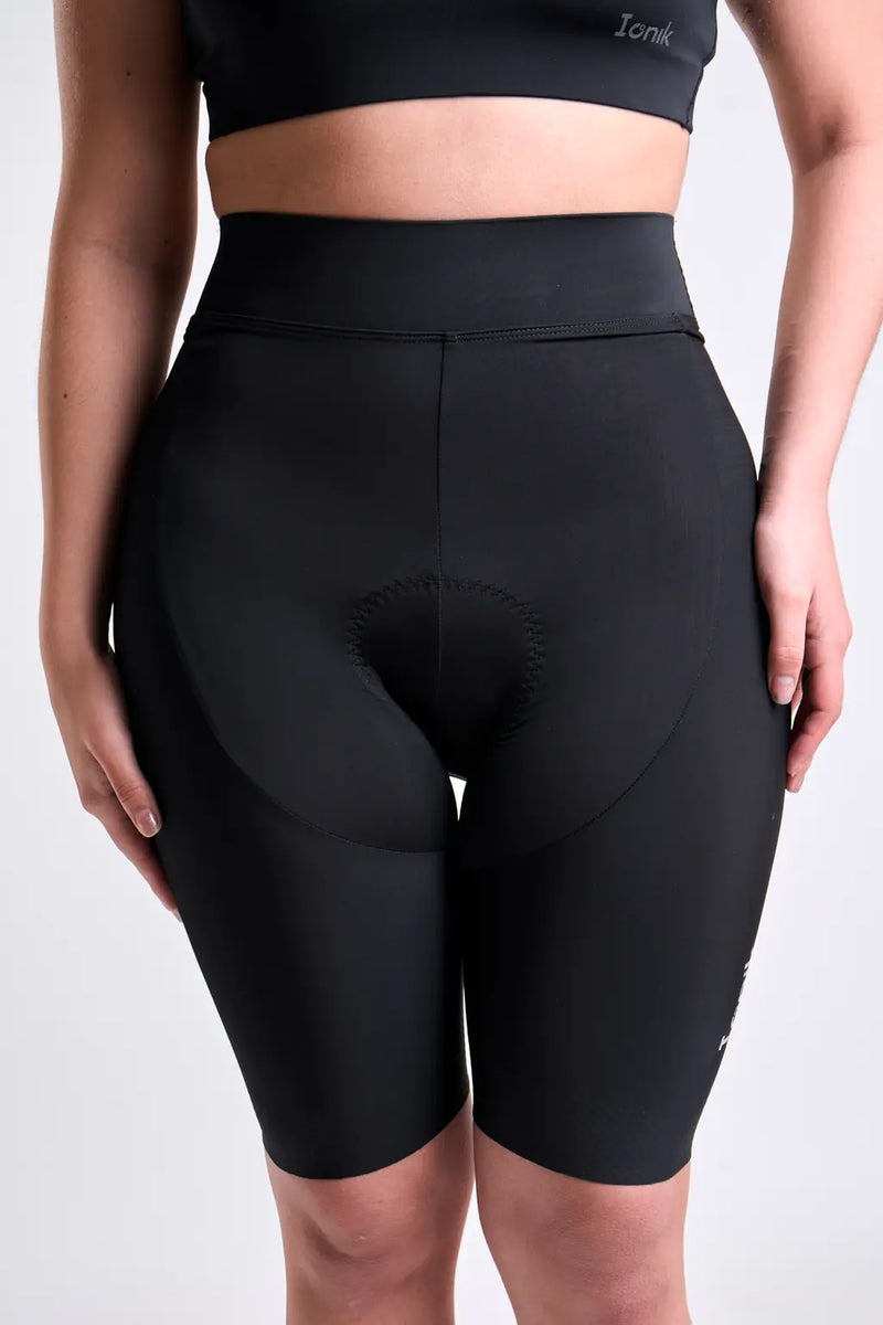 Pantaloneta Badana de Ciclismo para Mujer con banda siliconada-7