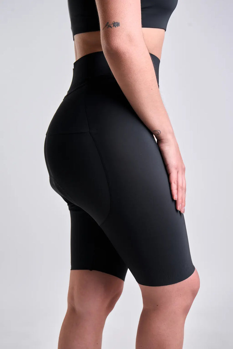 Pantaloneta Badana de Ciclismo para Mujer con banda siliconada-12