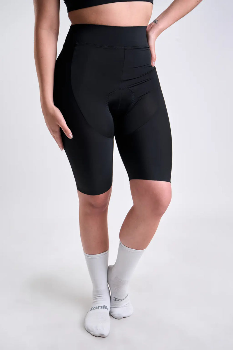 Pantaloneta Badana de Ciclismo para Mujer con banda siliconada-11