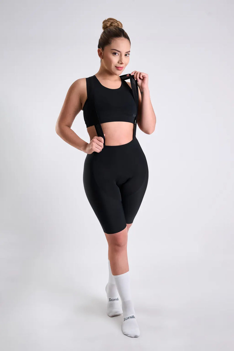 Pantaloneta Badana de Ciclismo para Mujer con Banda Siliconada y cargaderas-22