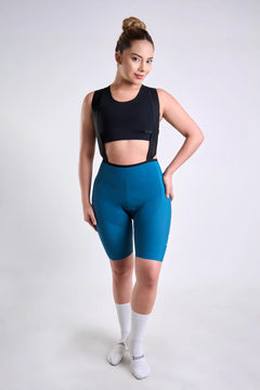 Pantaloneta Badana de Ciclismo para Mujer con Banda Siliconada y cargaderas-6