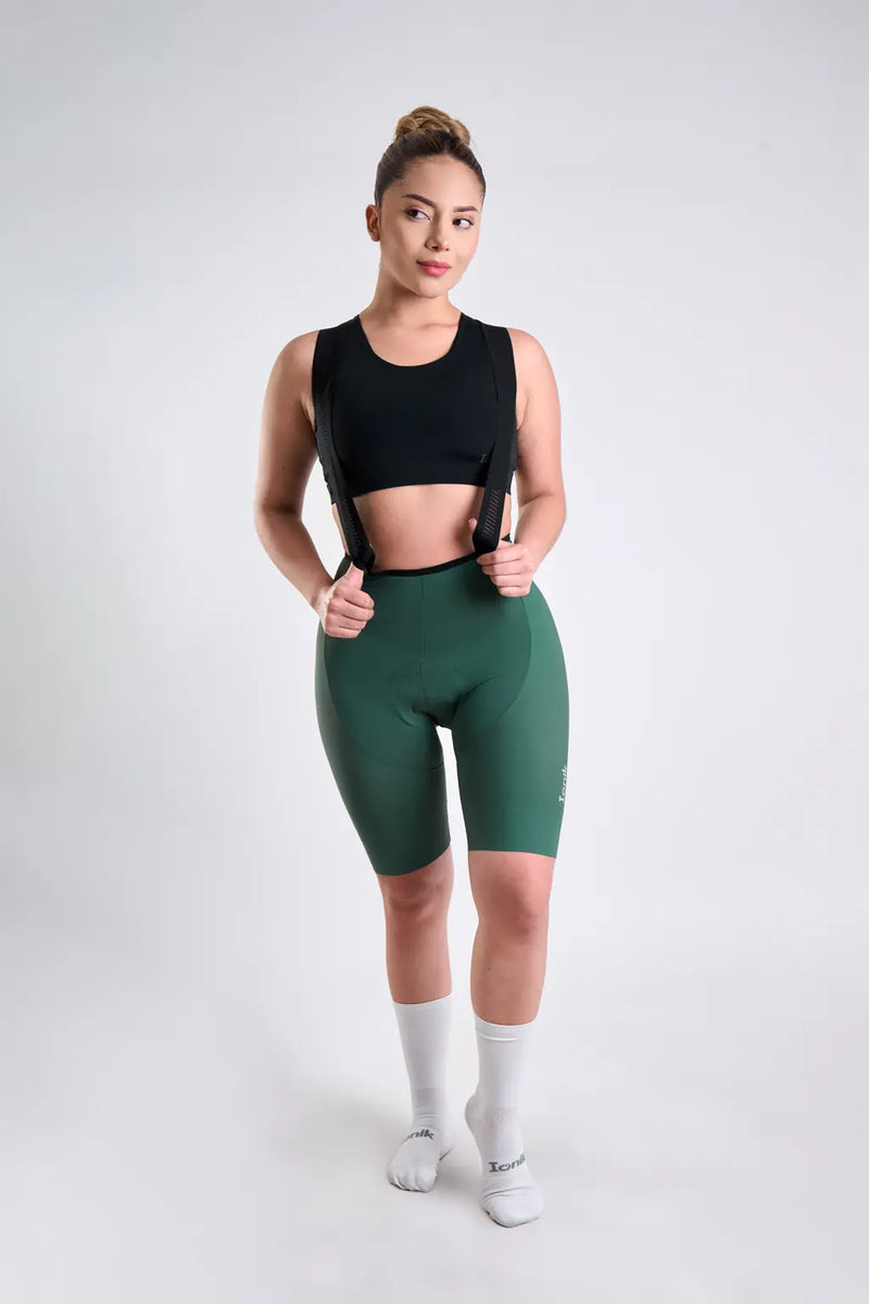 Pantaloneta Badana de Ciclismo para Mujer con Banda Siliconada y cargaderas-13