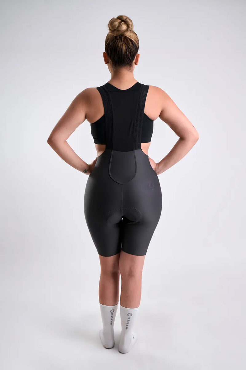 Pantaloneta Badana de Ciclismo para Mujer con Banda Siliconada y cargaderas-18