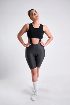 Pantaloneta Badana de Ciclismo para Mujer con Banda Siliconada y cargaderas-17