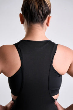 Pantaloneta Badana negra de Ciclismo para mujer Gravel-6