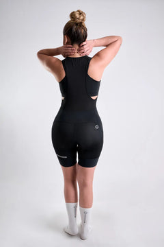 Pantaloneta Badana negra de Ciclismo para mujer Gravel-11