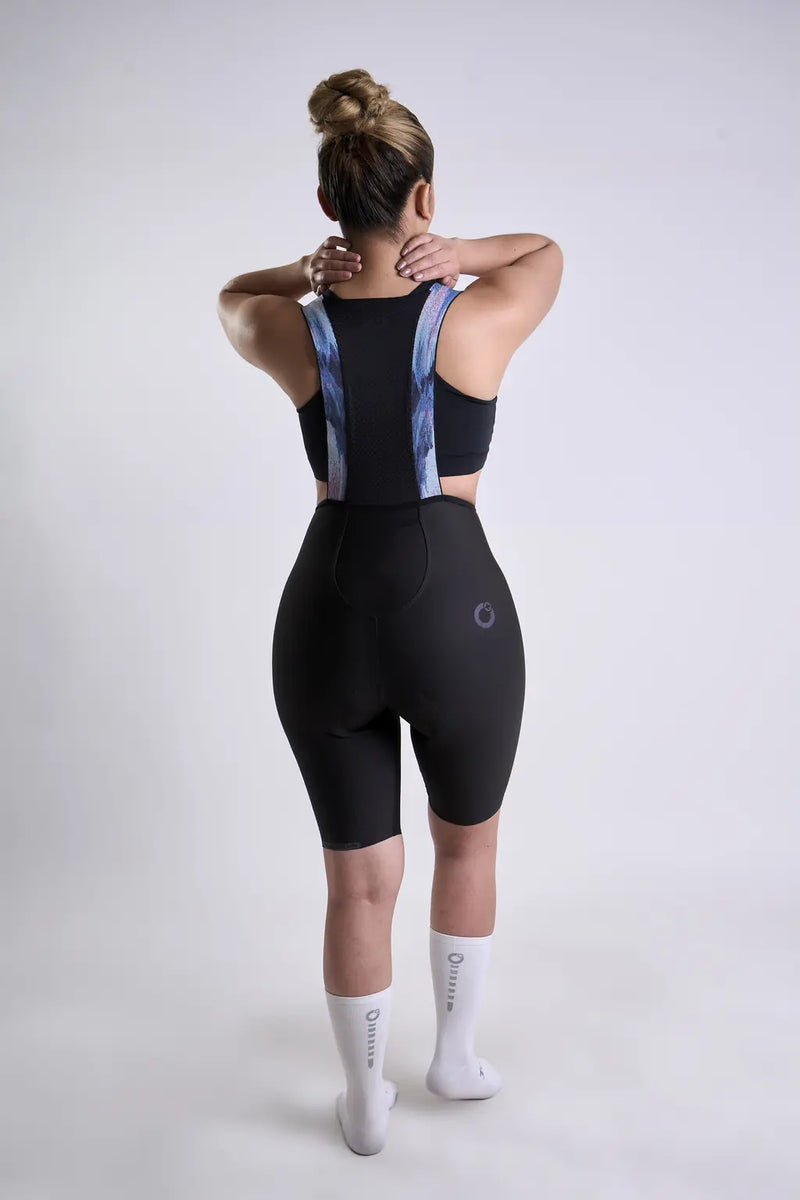 Pantaloneta Badana PRO de ciclismo para mujer con cargadera y banda siliconada-20