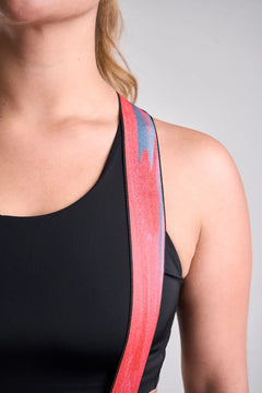 Pantaloneta Badana PRO de ciclismo para mujer con cargadera y banda siliconada-6