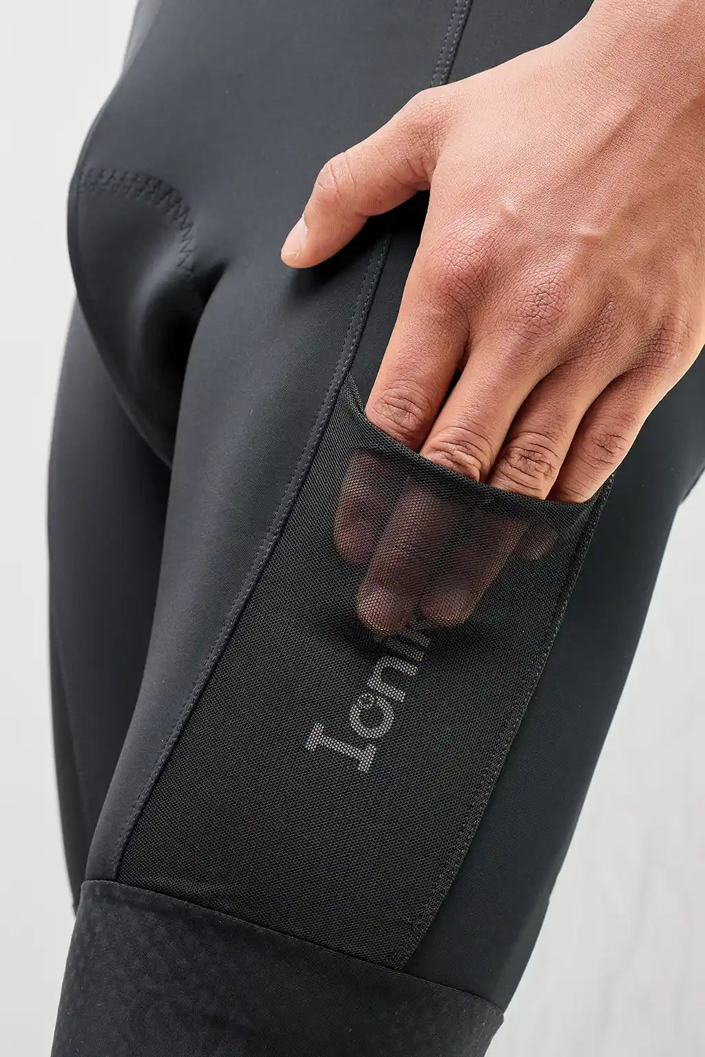 Badana Pantalón de ciclismo GRAVEL para hombre negro-5