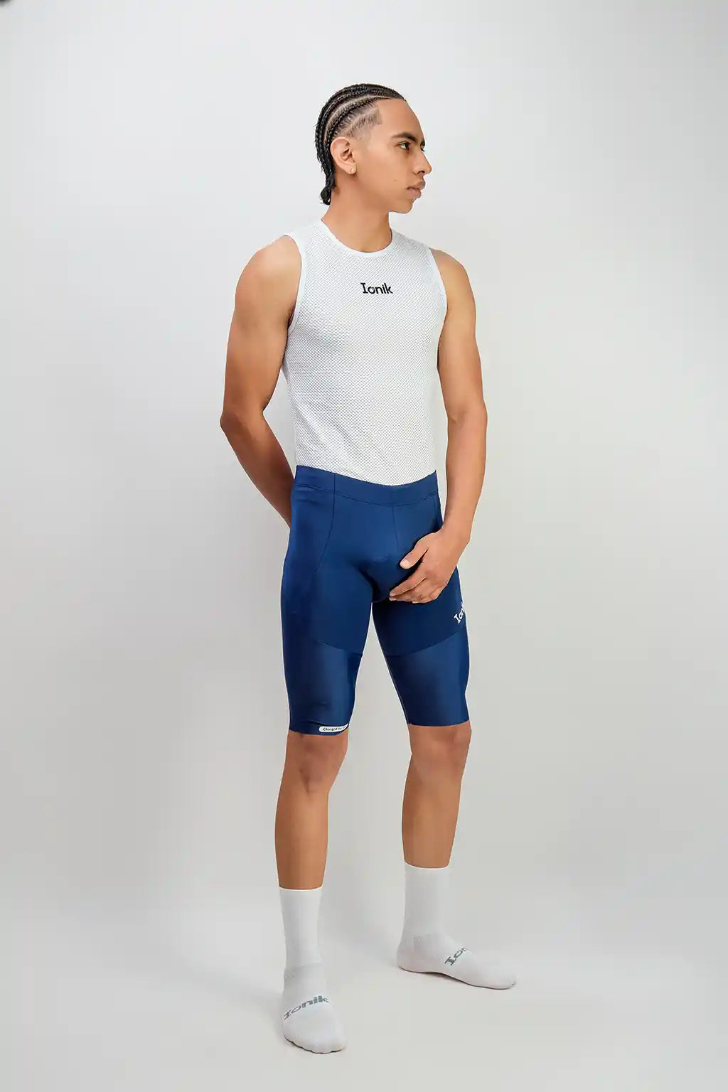 Pantaloneta Badana ONIX de ciclismo para hombre SIN cargadera con banda siliconada-16