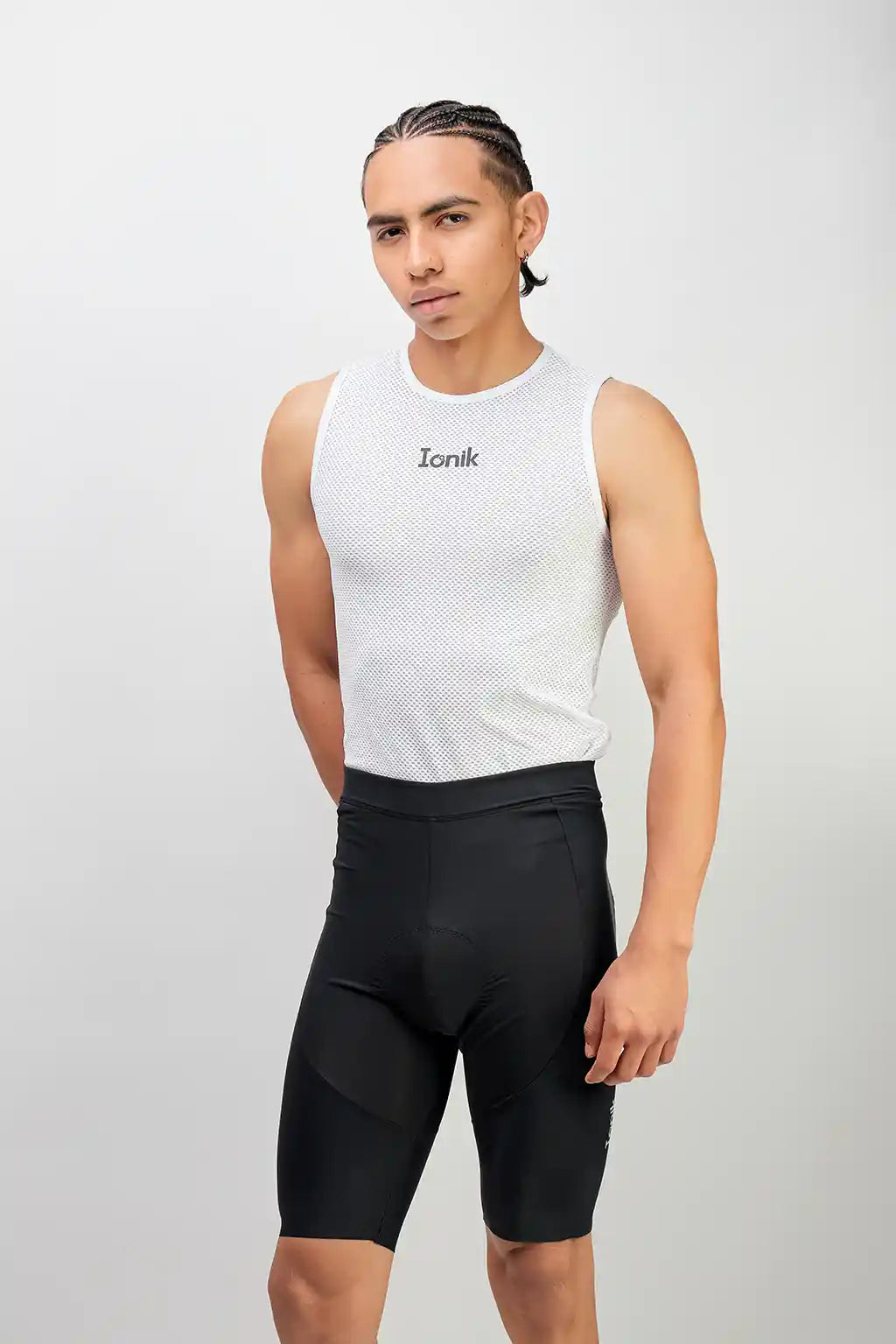 Pantaloneta Badana ONIX de ciclismo para hombre SIN cargadera con banda siliconada-7