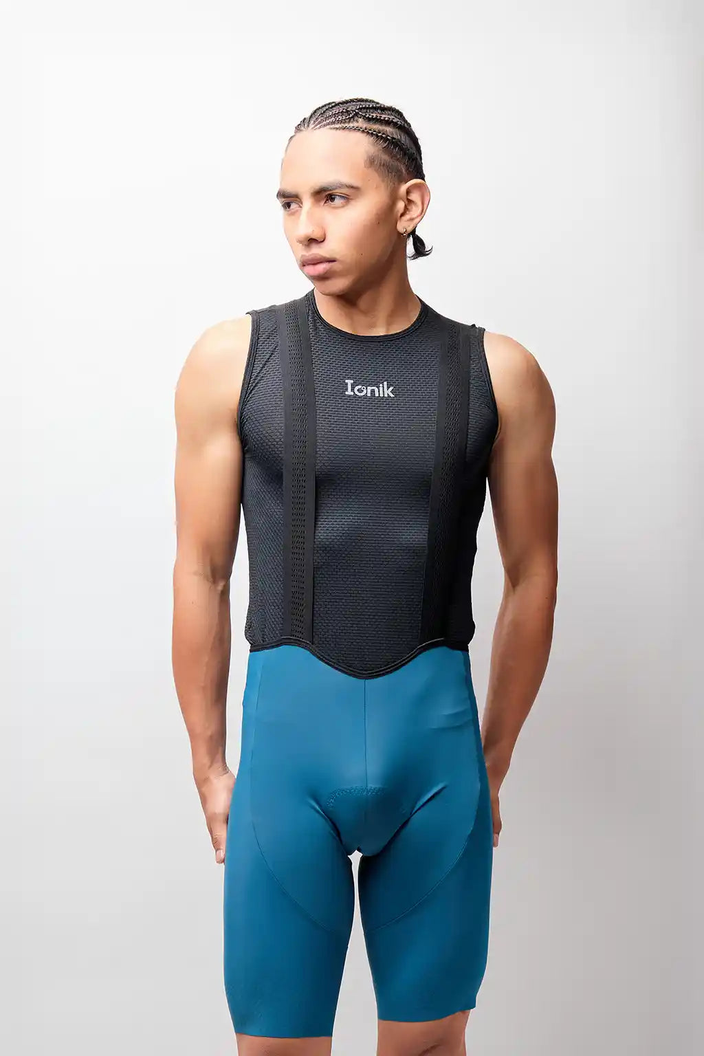 Pantaloneta Badana de Ciclismo para hombre con Banda Siliconada y cargaderas-26