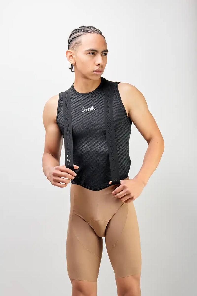 Pantaloneta Badana de Ciclismo para hombre con Banda Siliconada y cargaderas-38