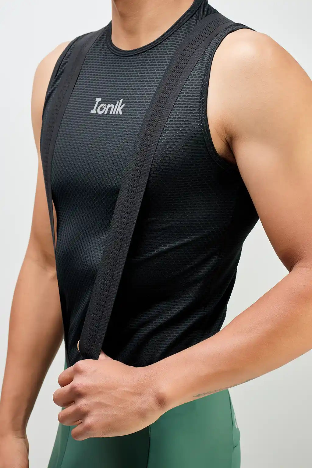 Pantaloneta Badana de Ciclismo para hombre con Banda Siliconada y cargaderas-6