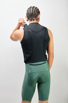 Pantaloneta Badana de Ciclismo para hombre con Banda Siliconada y cargaderas-2