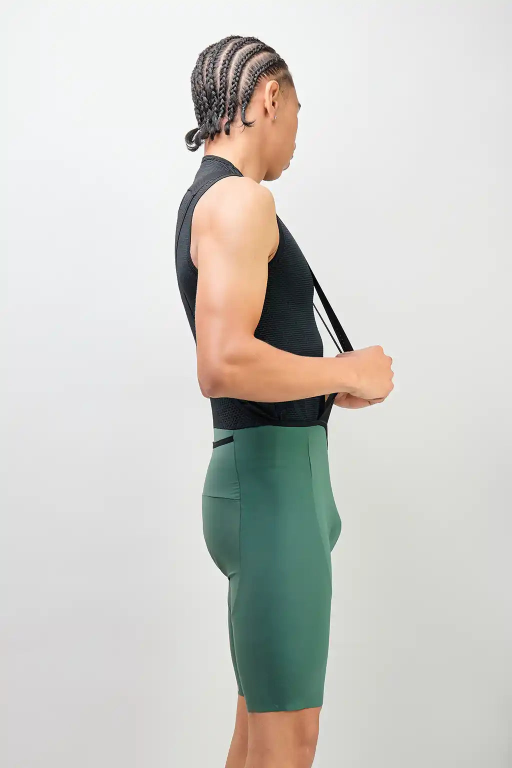 Pantaloneta Badana de Ciclismo para hombre con Banda Siliconada y cargaderas-4
