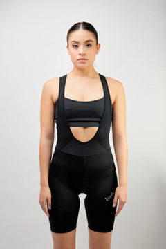 Pantaloneta Badana ONIX de ciclismo para mujer con cargadera y banda siliconada-12