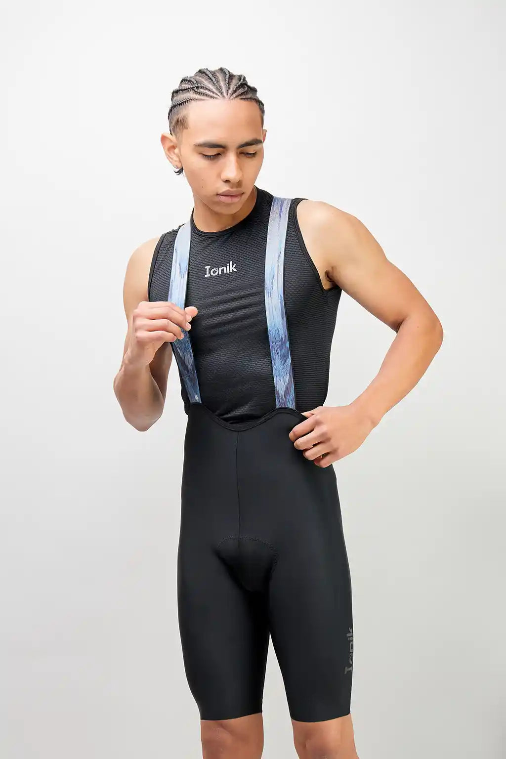 Pantaloneta Badana PRO de ciclismo para hombre con cargadera y banda siliconada-38