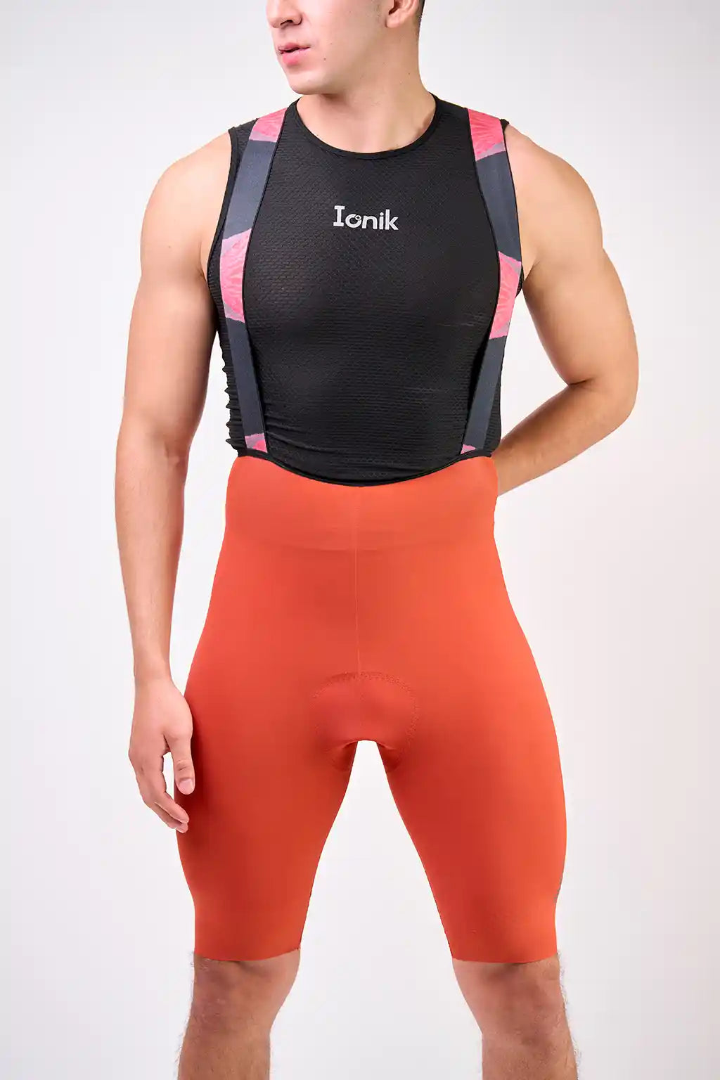 Pantaloneta Badana PRO de ciclismo para hombre con cargadera y banda siliconada-12