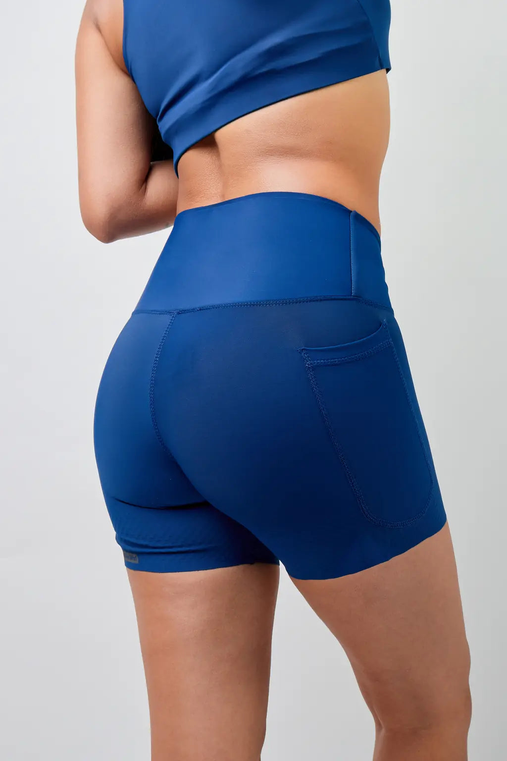 Biker Running Shorts deportivos para dama con bolsillo-19